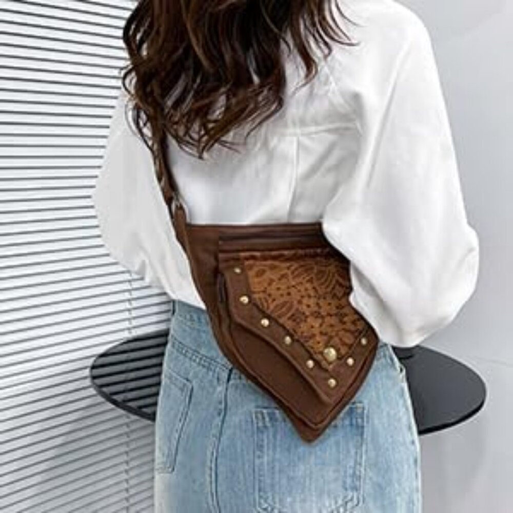 Renaissance Bag Ren Faire Accessories Festival Bag Fanny Pack for Women Thigh Ba - Picture 4 of 7
